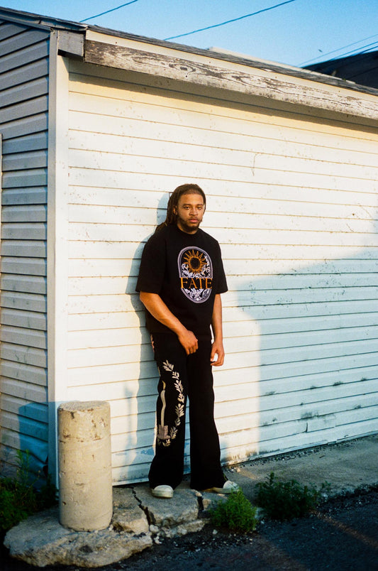 "Candelabrum" Denim